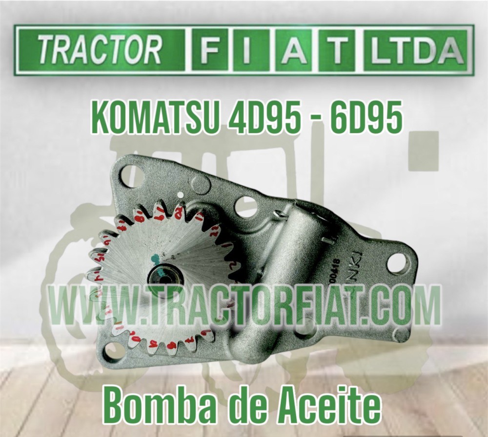 BOMBA DE ACEITE - MOTOR KOMATSU 6D95/4D95