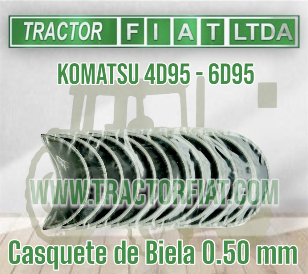 CASQUETE BIELA 0.50 MM - MOTOR KOMATSU 6D95/4D95