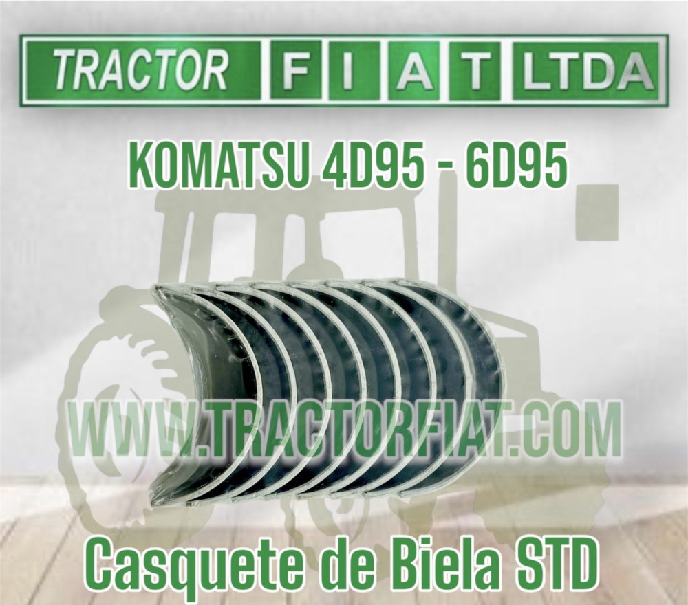 CASQUETE BIELA STD - MOTOR KOMATSU 6D95/4D95