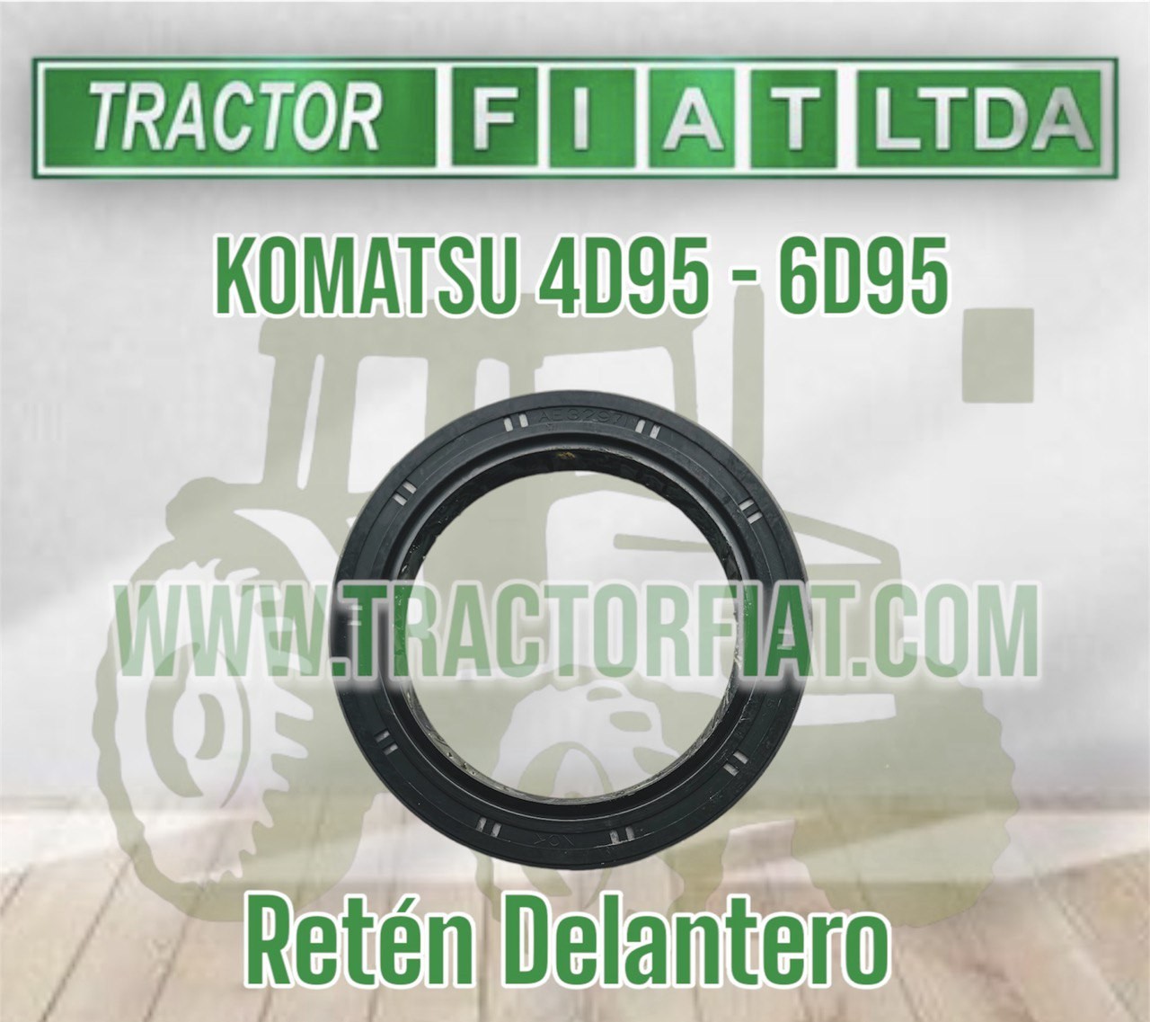 RETEN DELANTERO - MOTOR KOMATSU 6D95/4D95