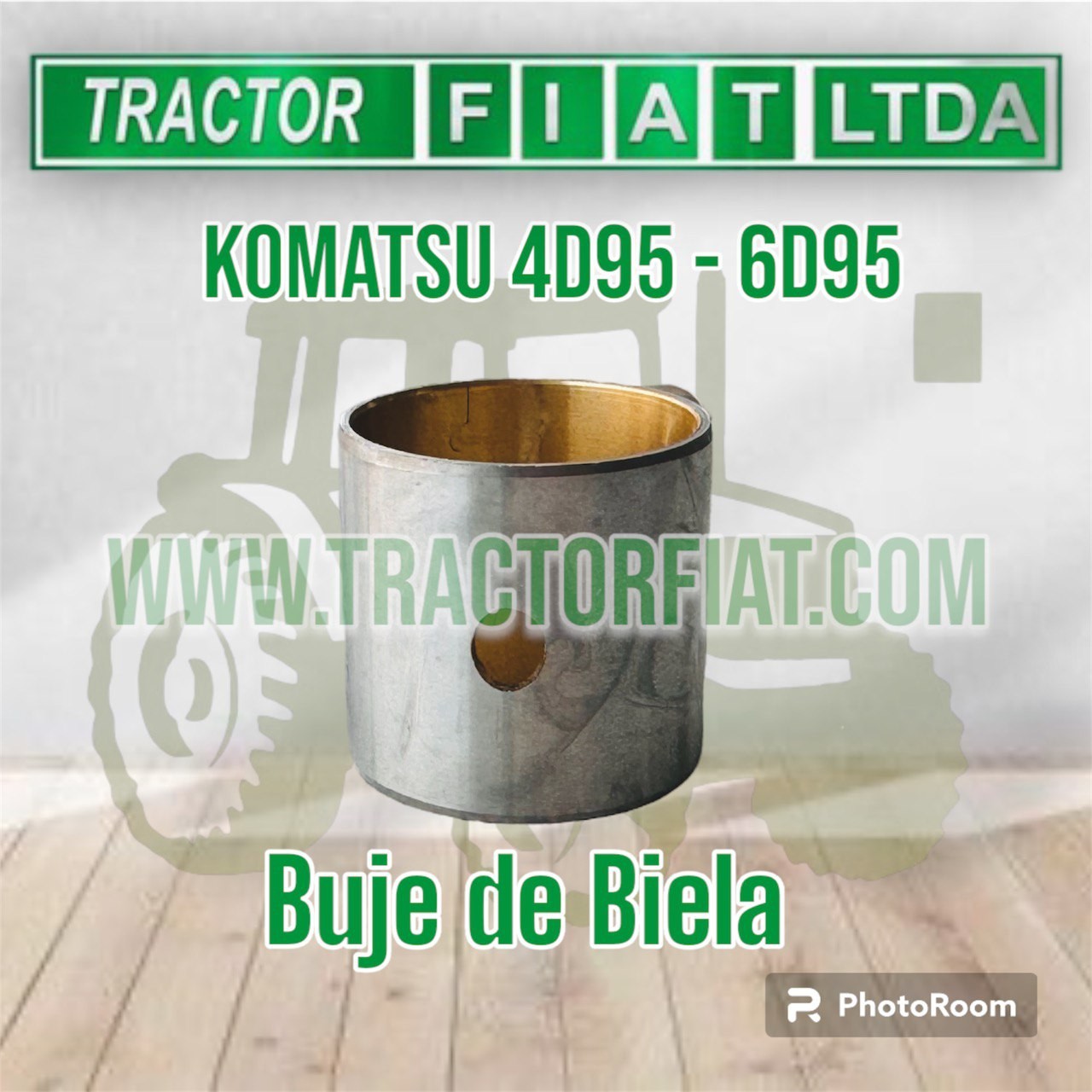 BUJE DE BIELA RECTA- MOTOR KOMATSU 6D95/4D95