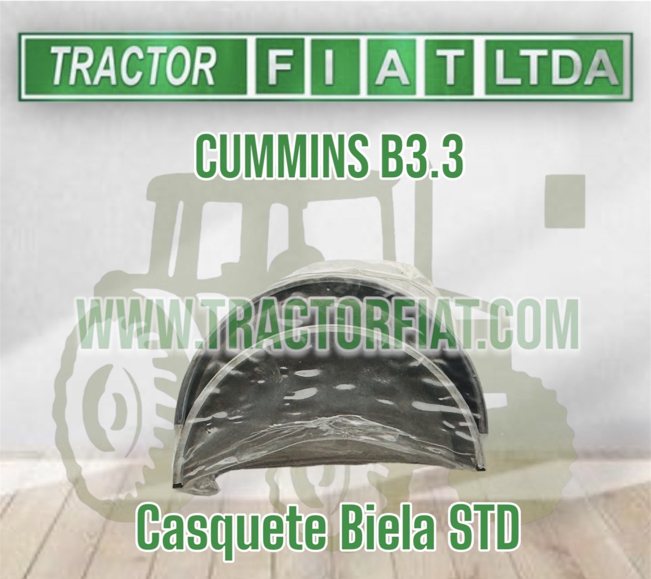 CASQUETES BIELA STD - MOTOR CUMMINS QSB3.3