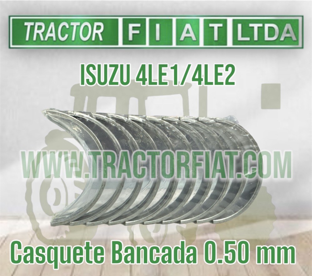 CASQUETE BANCADA 0.50 MM - MOTOR ISUZU 4LE1/4LE2