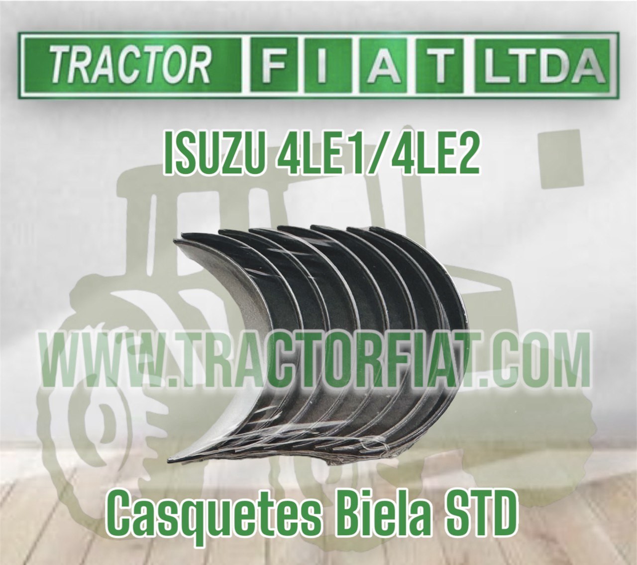 CASQUETE BIELA STD - MOTOR ISUZU 4LE1/4LE2