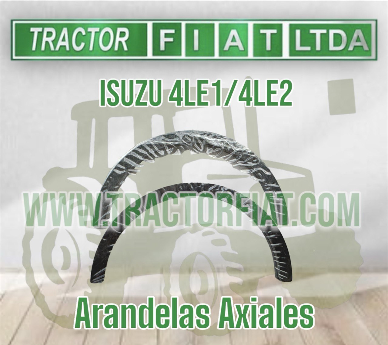 ARANDELAS AXIALES - MOTOR ISUZU 4LE1/4LE2