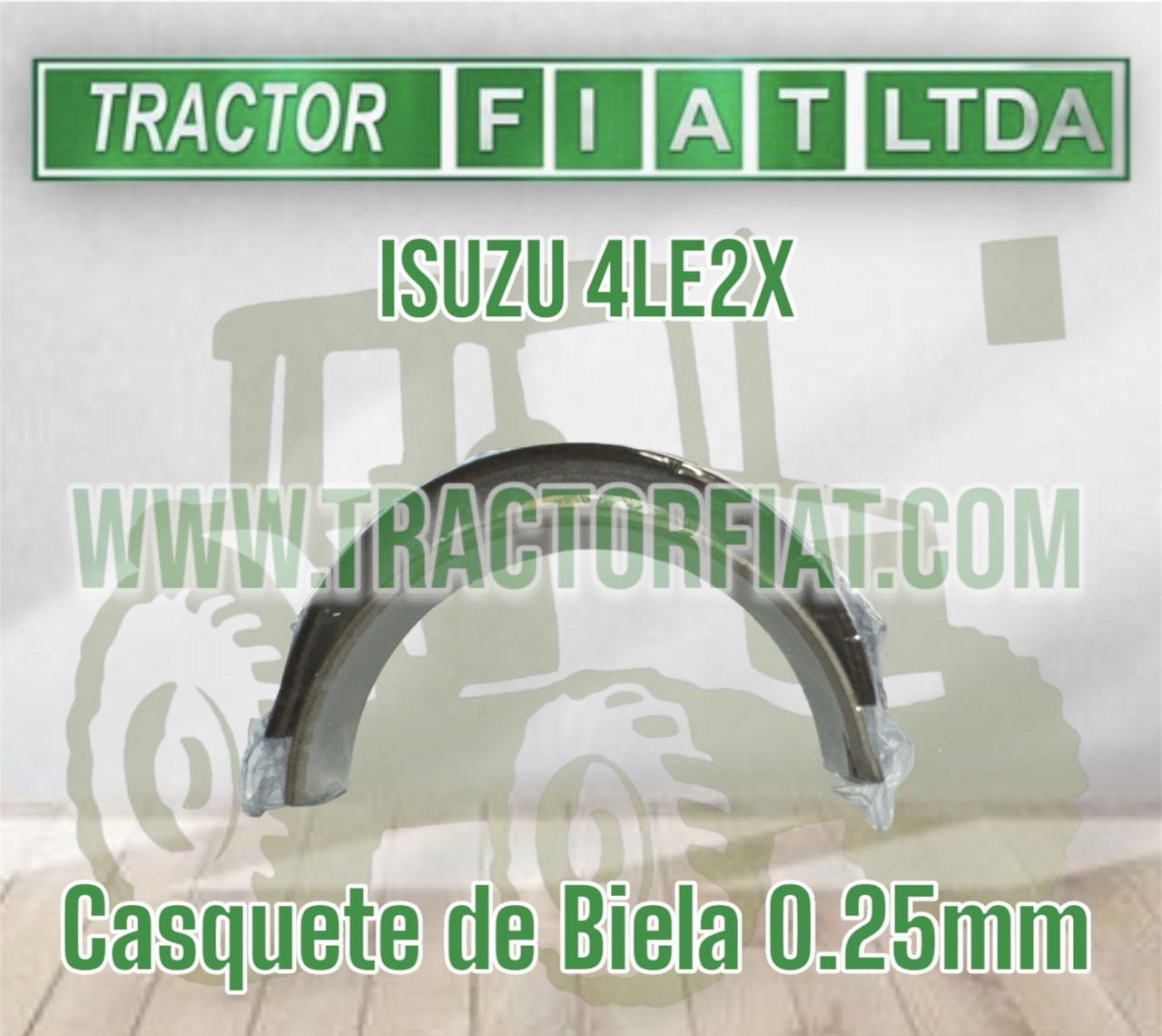 CASQUETE BIELA 0.25 MM - MOTOR ISUZU 4LE2X