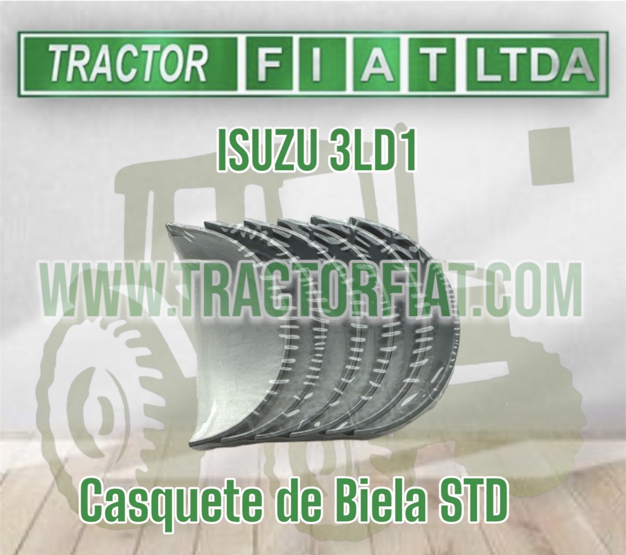 CASQUETES BIELA STD -MOTOR ISUZU 3LD1