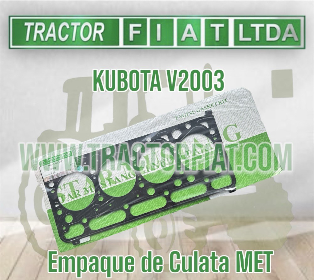 EMPAQUE DE CULATA MET - KUBOTA V2003