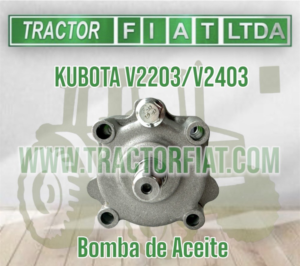 BOMBA DE ACEITE - MOTOR KUBOTA V2003 V2203 V2403