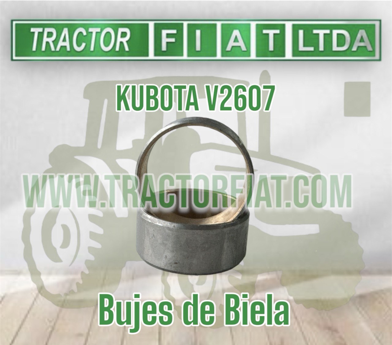 BUJES DE BIELA - MOTOR KUBOTA V2607