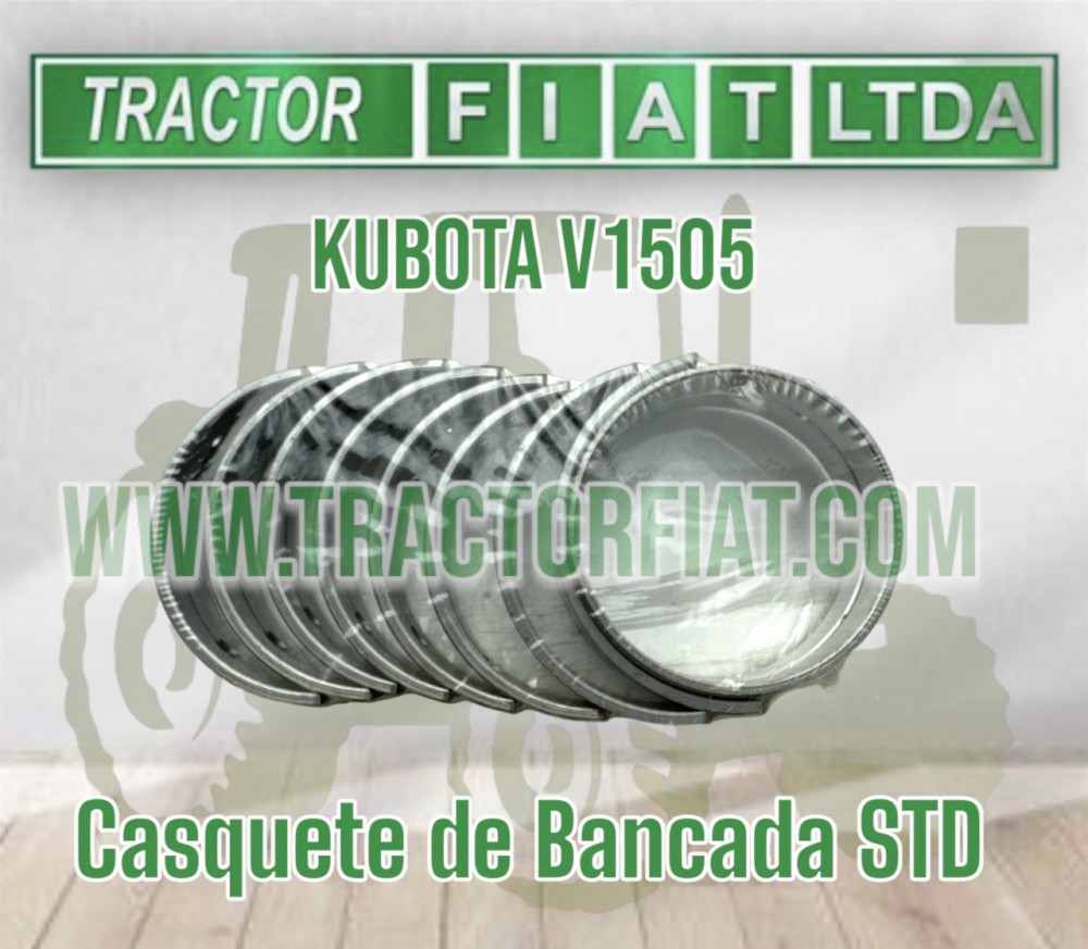 CASQUETES BANCADA STD-MOTOR KUBOTA V1505