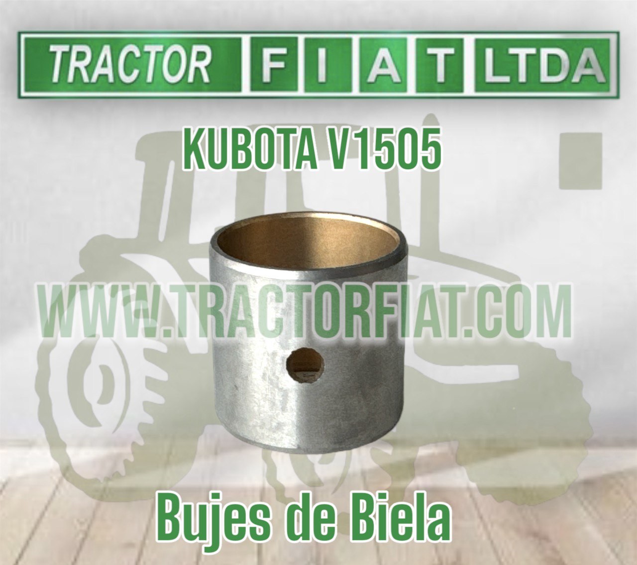 BUJES DE BIELA- MOTOR KUBOTA V1505