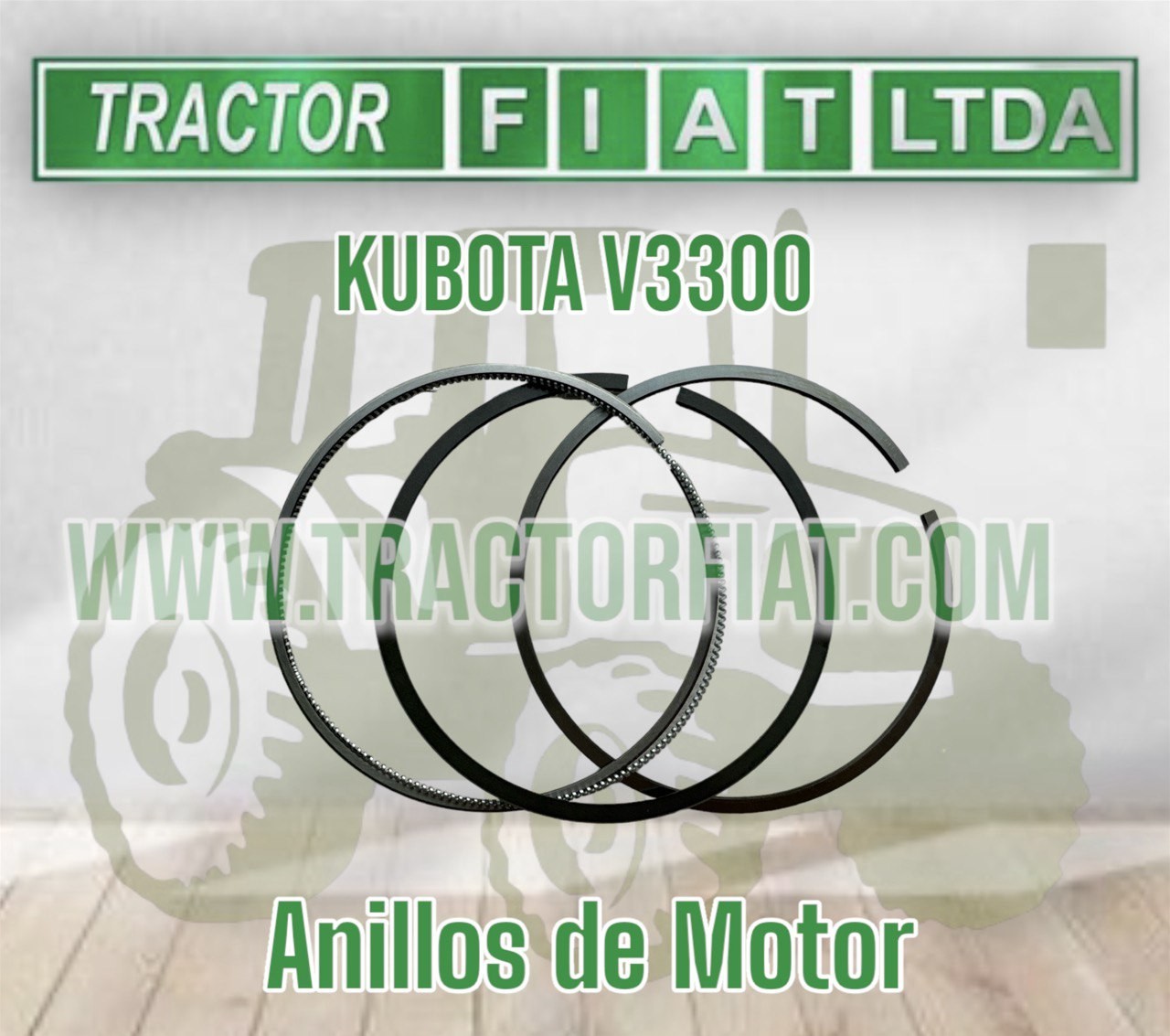 ANILLOS DE MOTOR KUBOTA V3300
