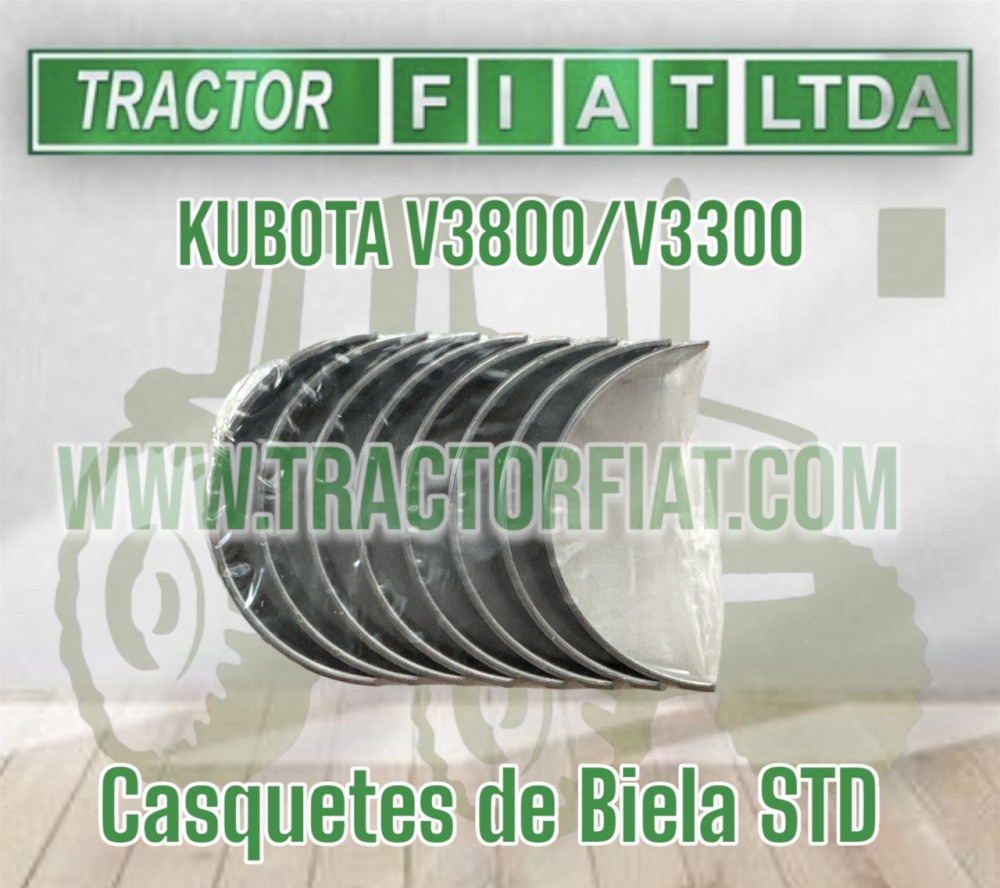 CASQUETES DE BIELA STD -MOTOR KUBOTA V3800 /V3300