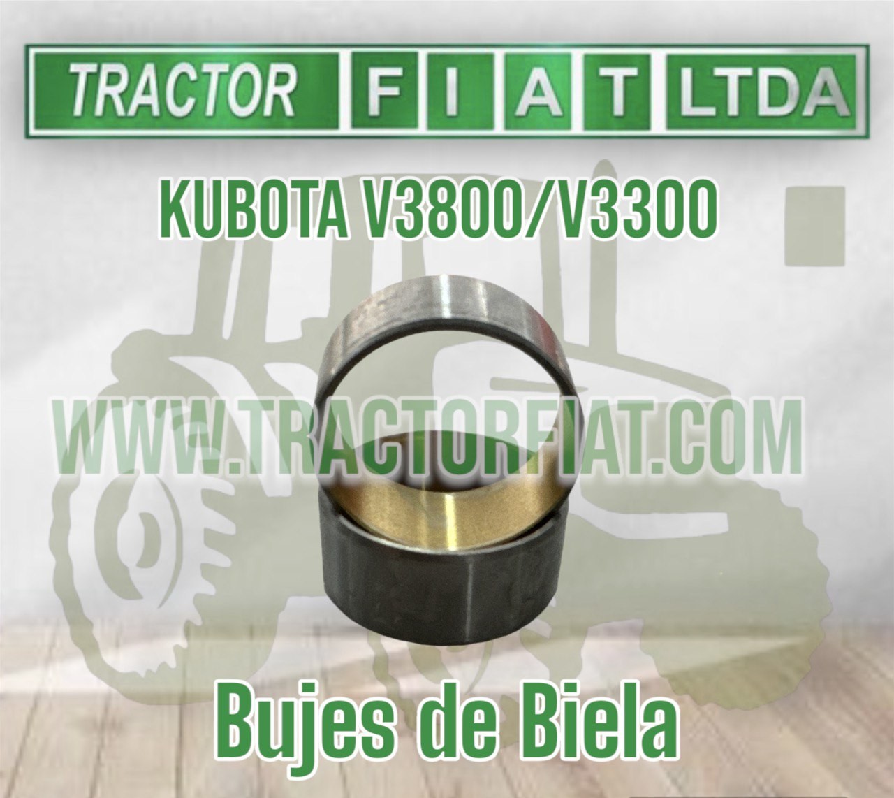 BUJES BIELA- MOTOR KUBOTA V3800 /V3300