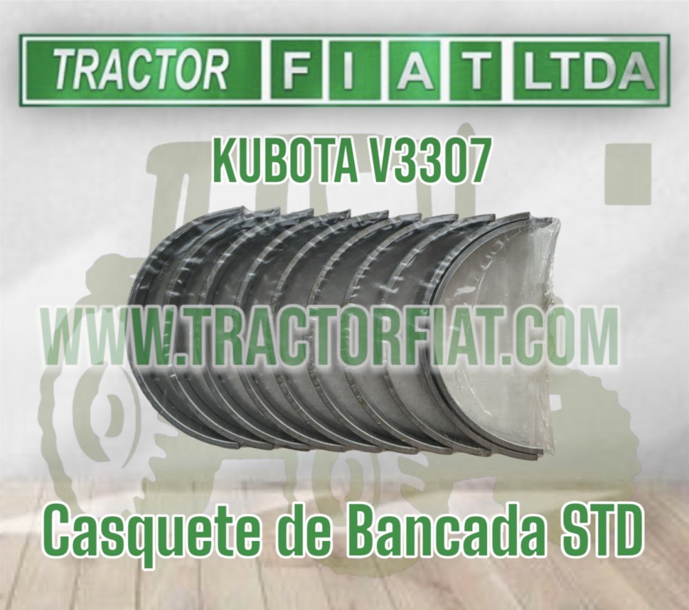 CASQUETES BANCADA STD  - MOTOR KUBOTA V3307
