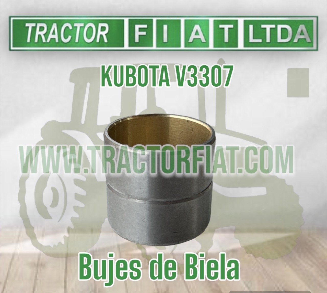 BUJES DE BIELA -MOTOR KUBOTA V3307