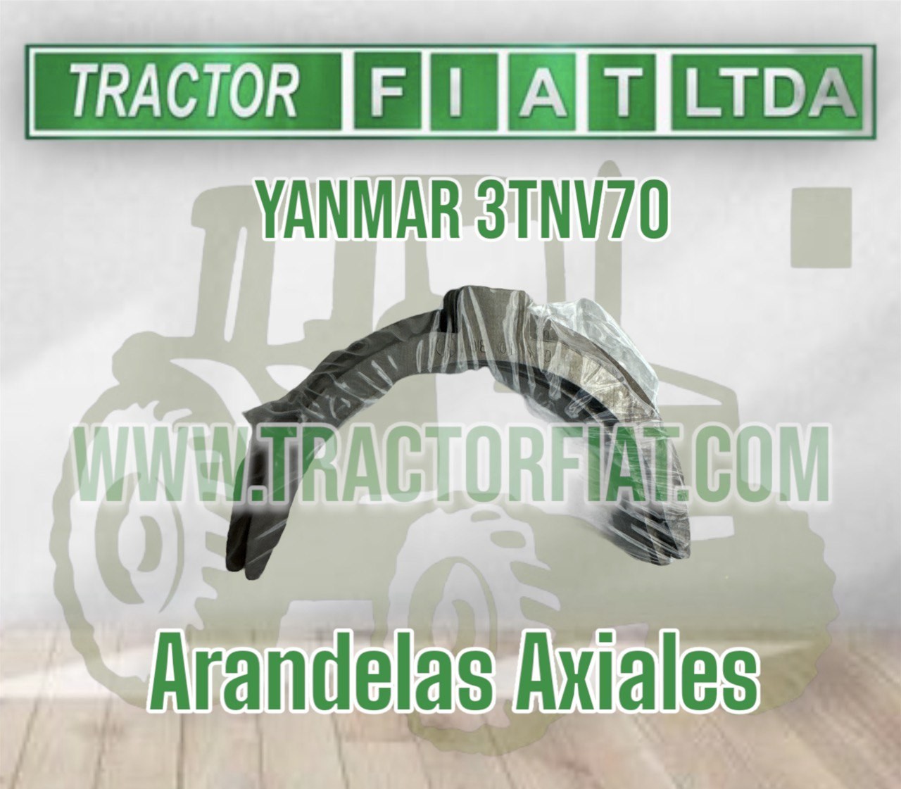 ARANDELAS AXIALES - MOTOR YANMAR 3TNV70