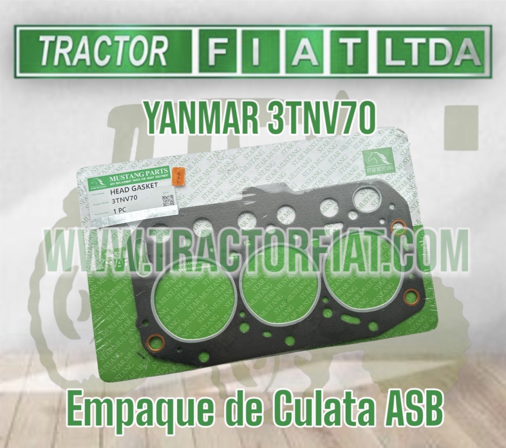 EMPAQUE DE CULATA ASB - MOTOR YANMAR 3TNV70