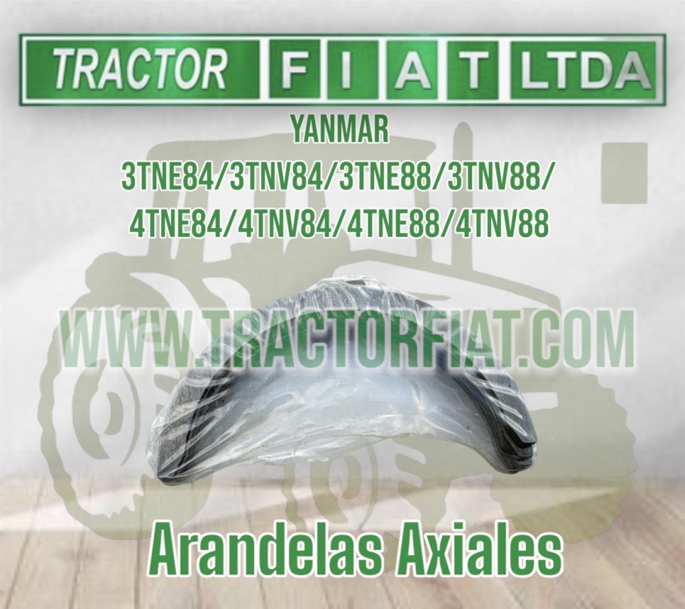ARANDELAS AXIALES - YANMAR SERIES 84 Y 88 / 3 Y 4 CILINDROS