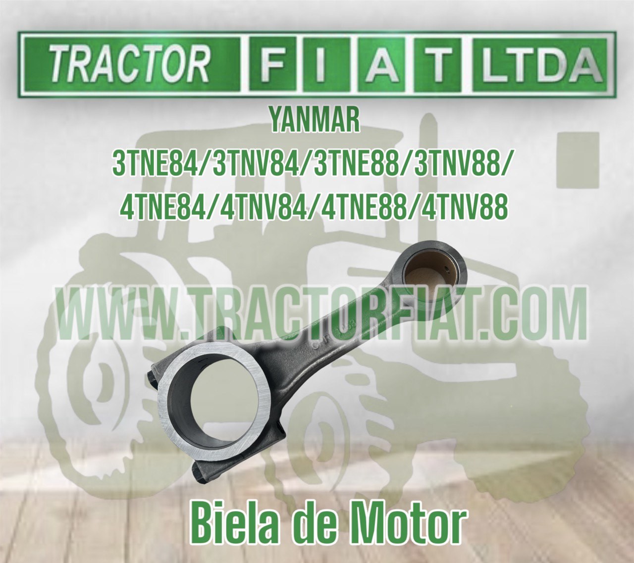 BIELA MOTOR - YANMAR SERIES 84 Y 88 / 3 Y 4 CILINDROS