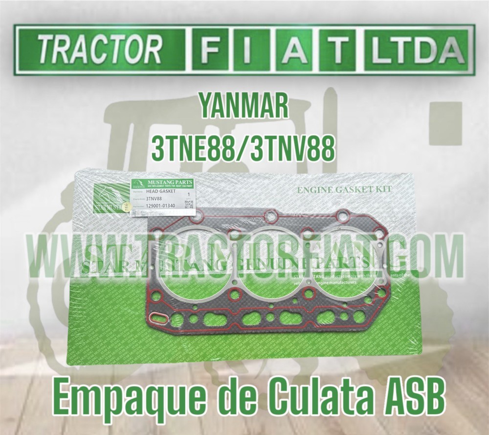 EMPAQUE DE CULATA MOTOR YANMAR 3TNV88/ 3TNE88