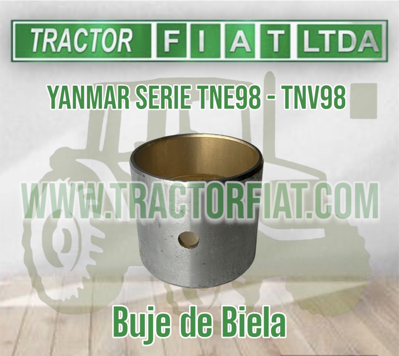 BUJES DE BIELA  - MOTOR YANMAR SERIES TNE98/TNV98