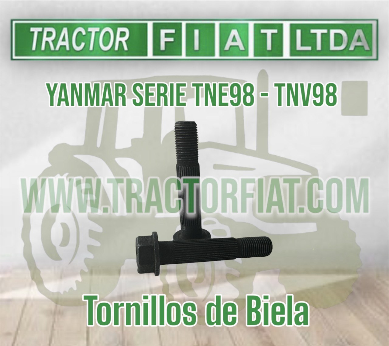 TORNILLOS DE BIELA - MOTOR YANMAR SERIES TNE98/TNV98