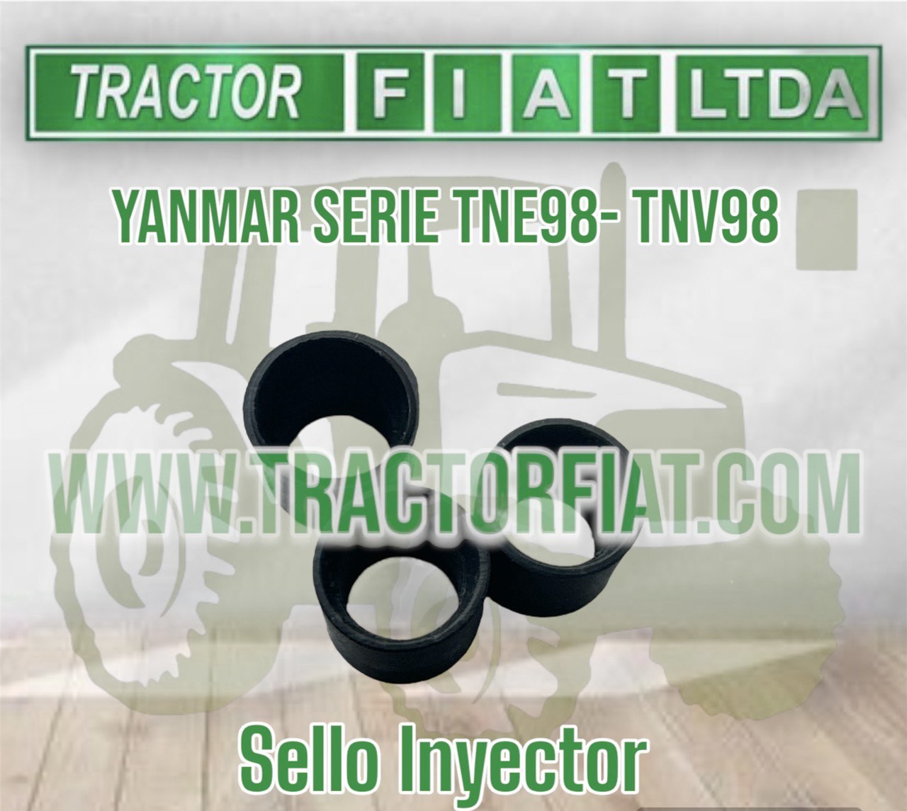 SELLO INYECTOR -MOTOR YANMAR SERIES TNE98/TNV98