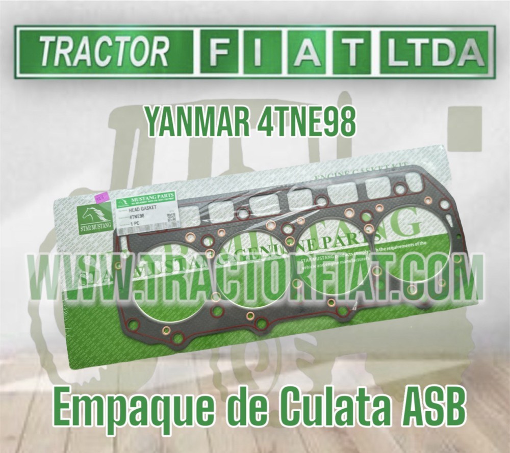 EMPAQUE DE CULATA ASB- MOTOR YANMAR 4TNE98