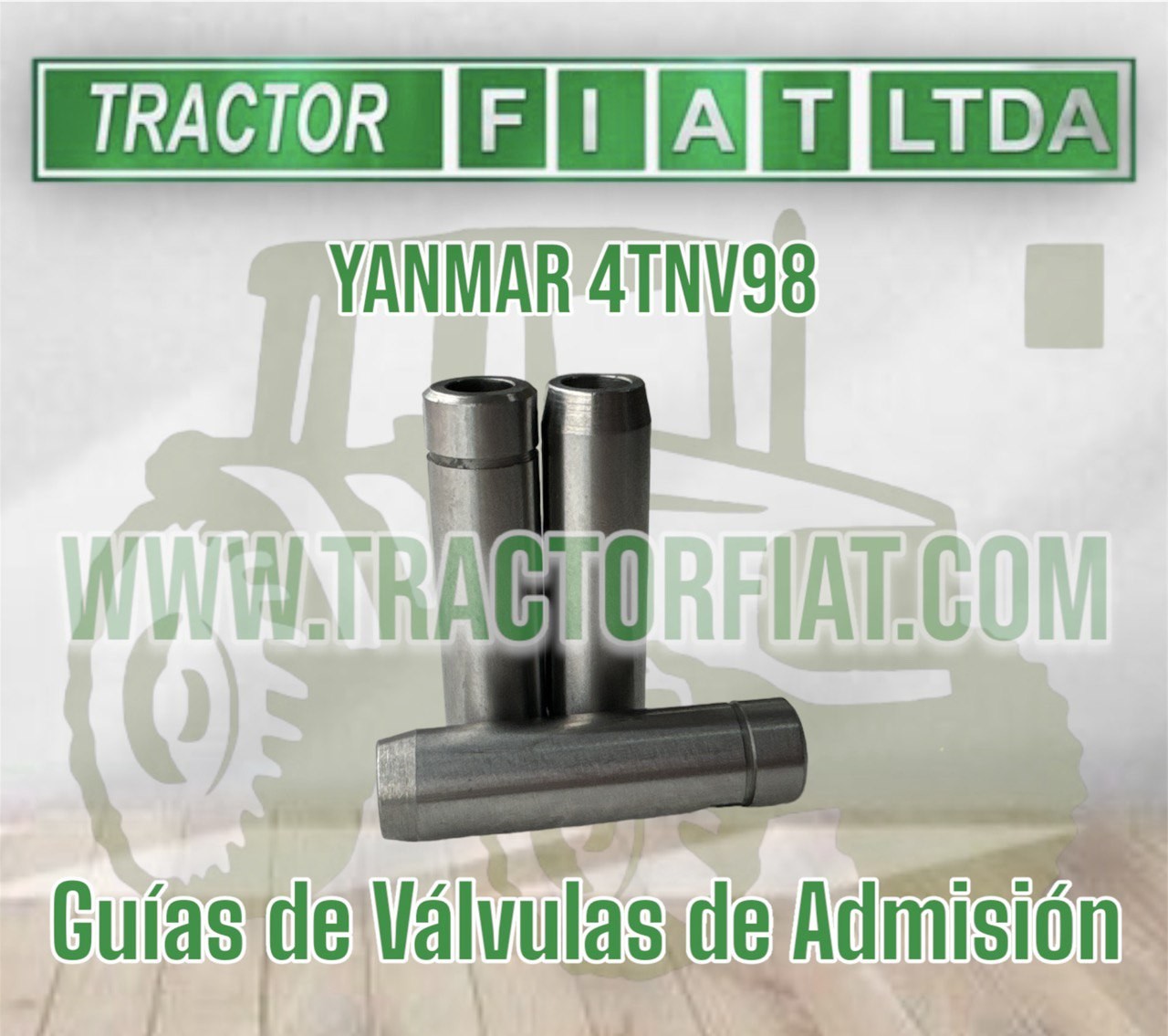 GUIA DE ADMISION Y ESCAPE- MOTOR YANMAR 4TNV98