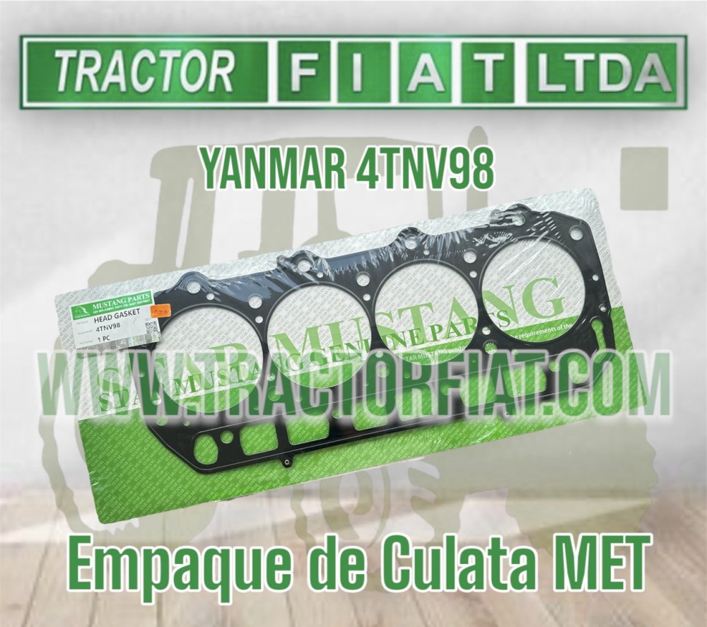 EMPAQUE DE CULATA MET-  YANMAR 4TNV98
