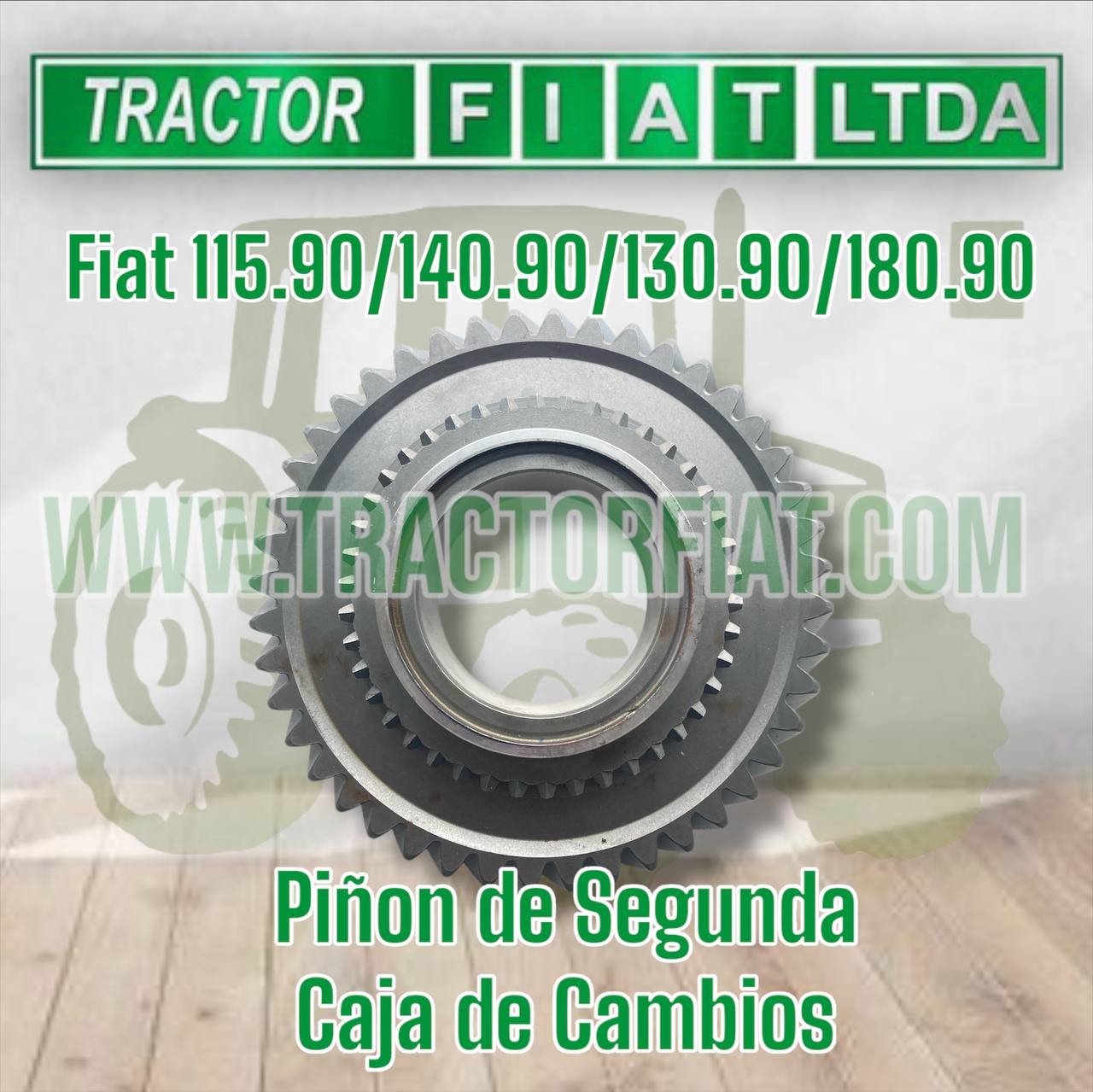 PIÑON DE SEGUNDA CAJA DE CAMBIOS FIAT 115-90/130-90 /180-90