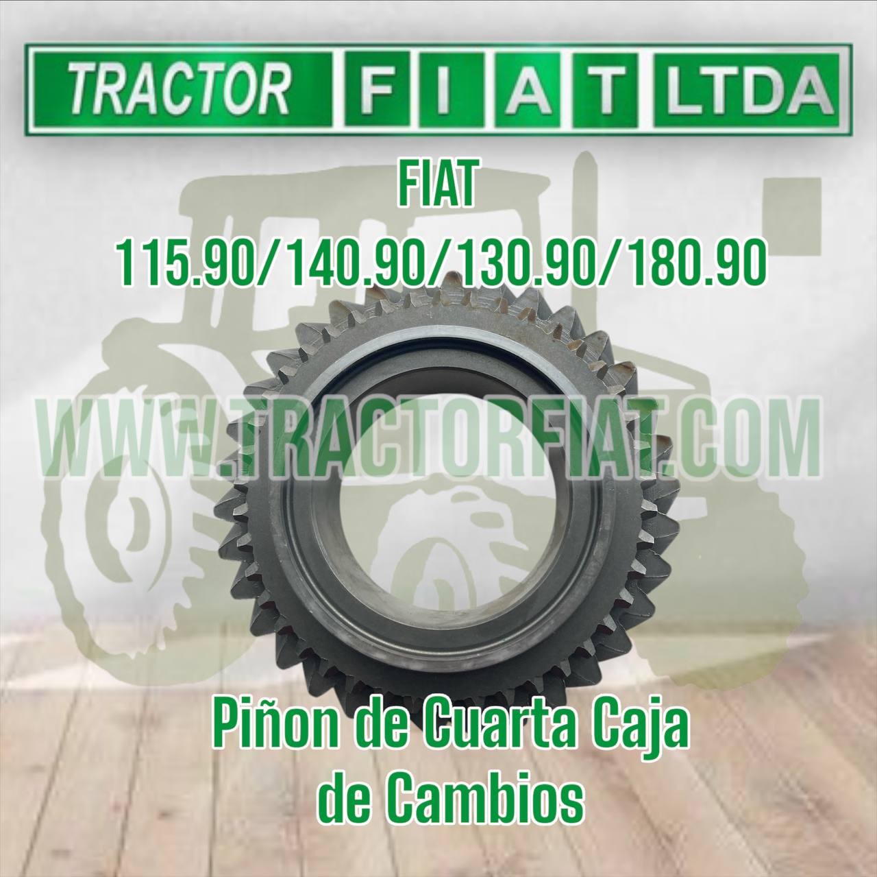 PIÑON DE CUARTA CAJA DE CAMBIOS - MOTOR FIAT 115-90/140-90/130-90/180-90